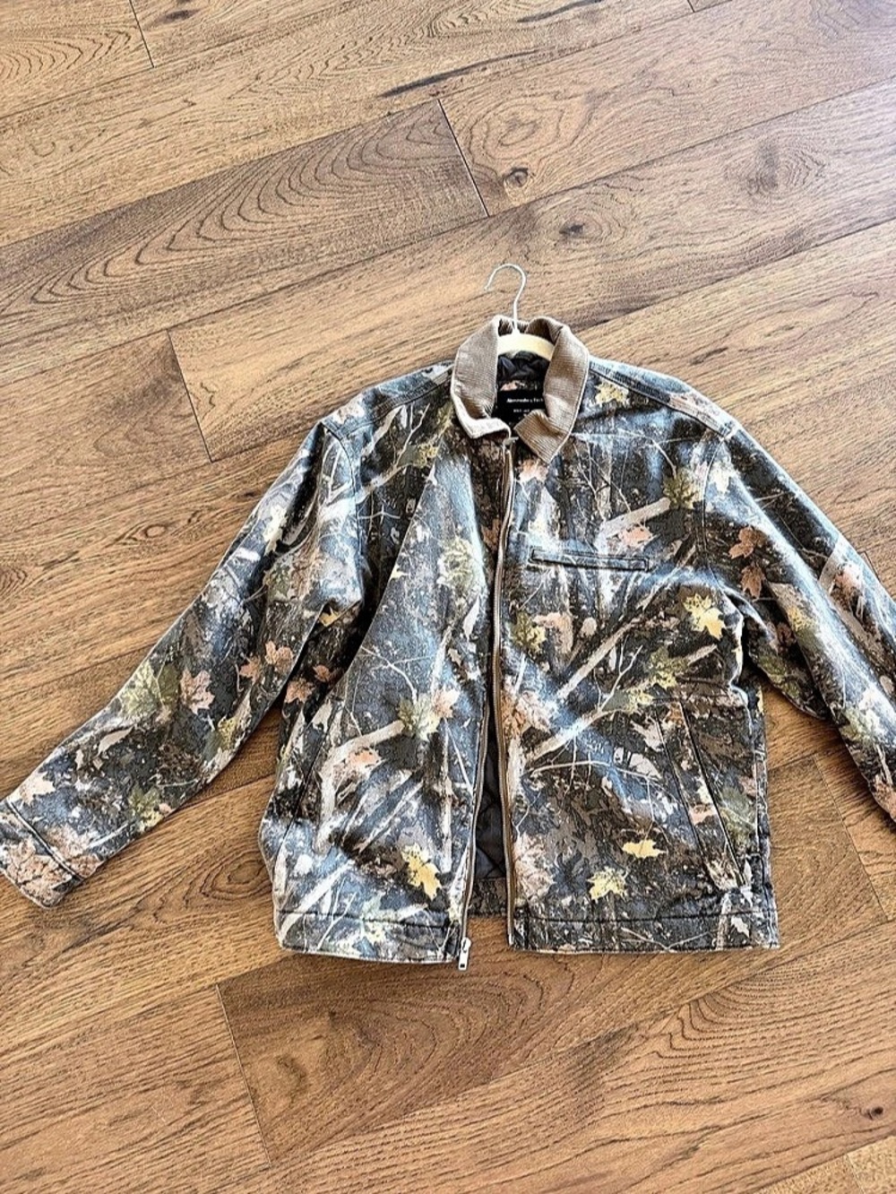 Abercrombie & Fitch Camo Lightweight Jacket Size Medium New